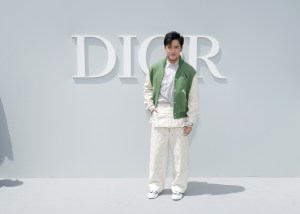 PARIS, FRANCE - JUNE 23: Zhou Guanyu attends the Dior Homme Menswear Spring/Summer 2024 show as part of Paris Fashion Week  on June 23, 2023 in Paris, France. (Photo by Pascal Le Segretain/Getty Images for Dior Homme)
